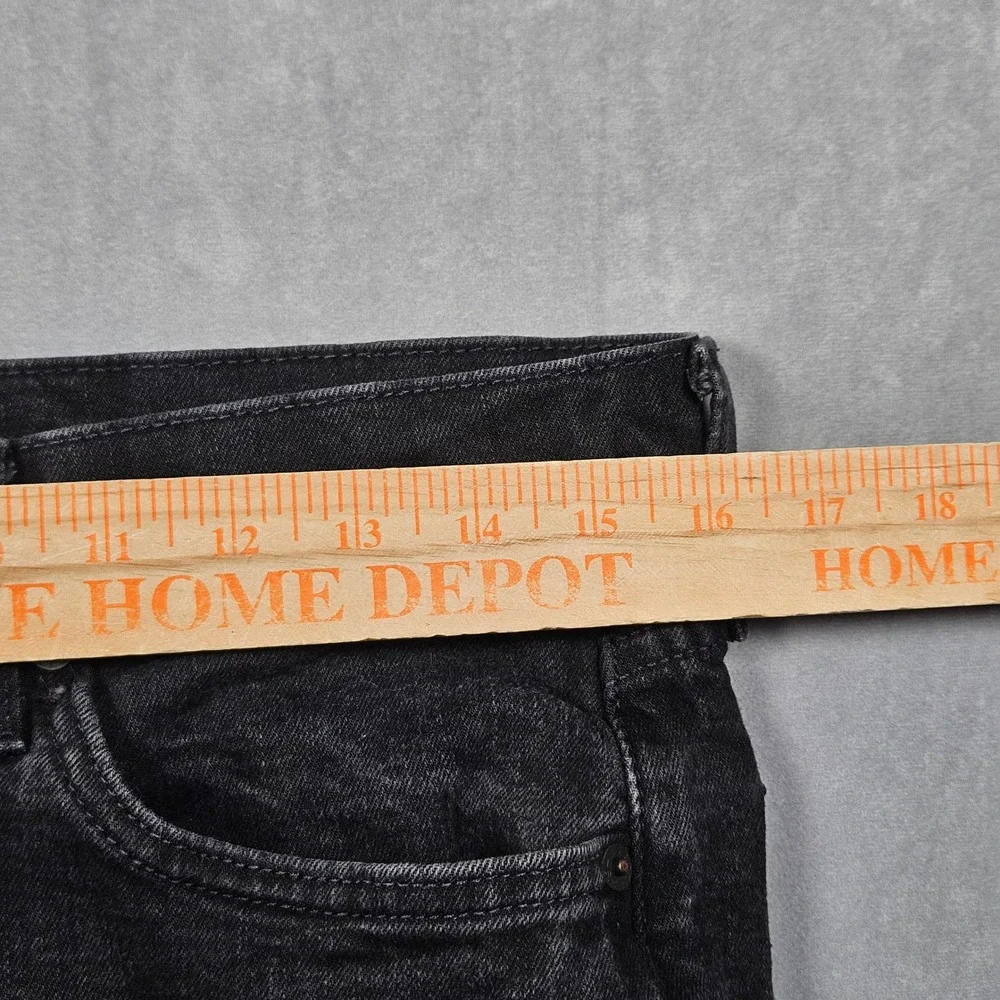 Levi's 511 Premium Jeans Mens 33x32 (Actual 32x29) Black Denim Slim‎ Fit Big E